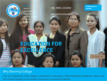 Tablet Screenshot of denning-college.org
